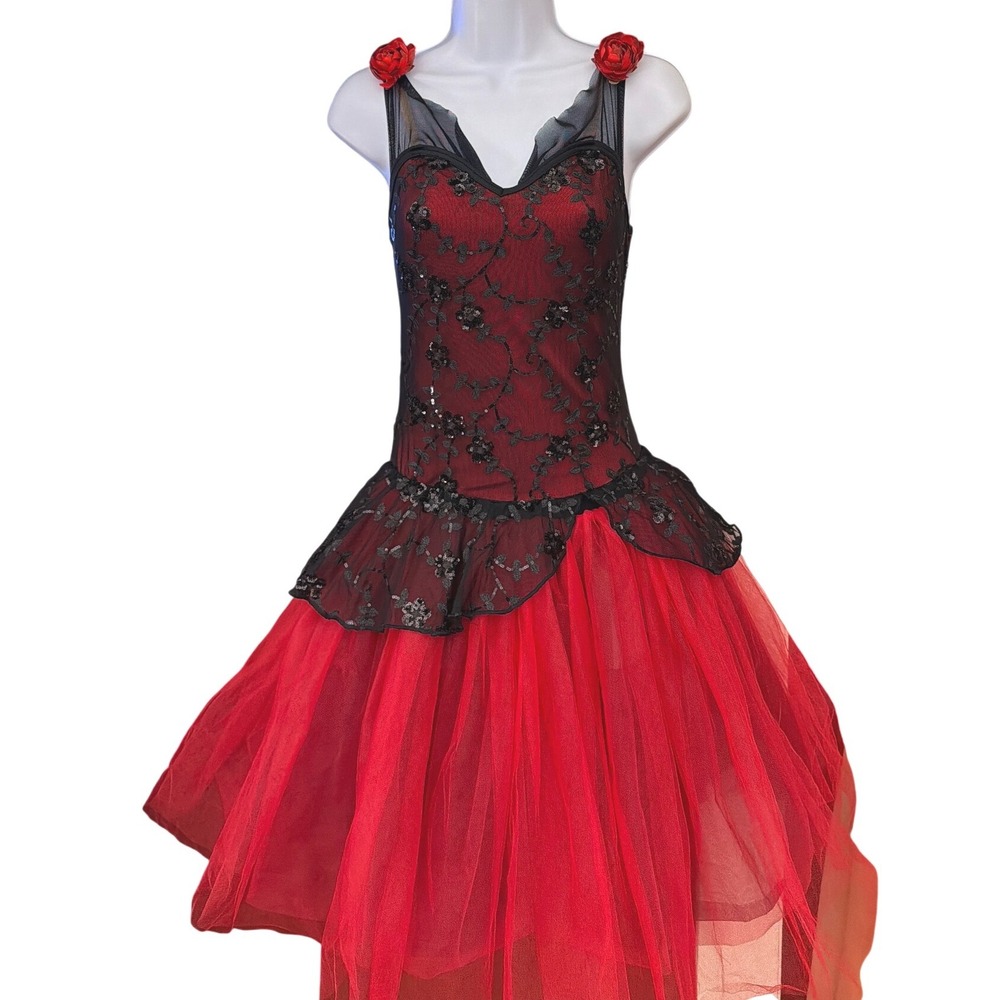 Vintage Weissman Dance Costume Dress Whimsigoth Goth Balletcore Romantic Emo